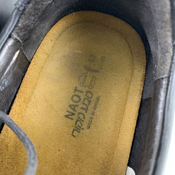 Naot Black Leather Lace Up Shoe Casual Comfort  Round Toe 42 Mens 9 Womens 11 main image 12